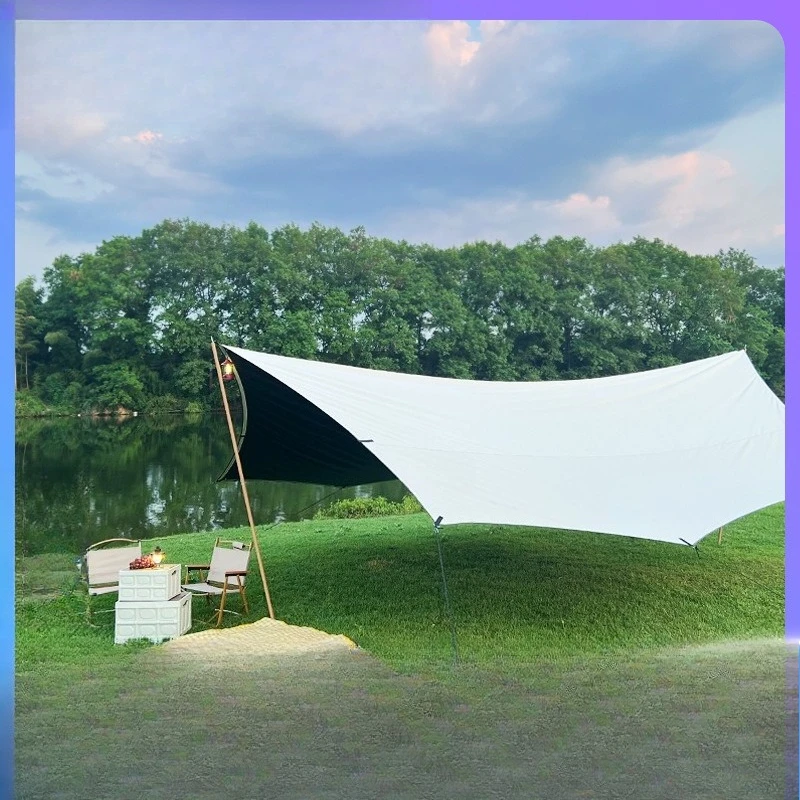 Outdoor canopy tent octagonal vinyl multi-functional camping tent shade