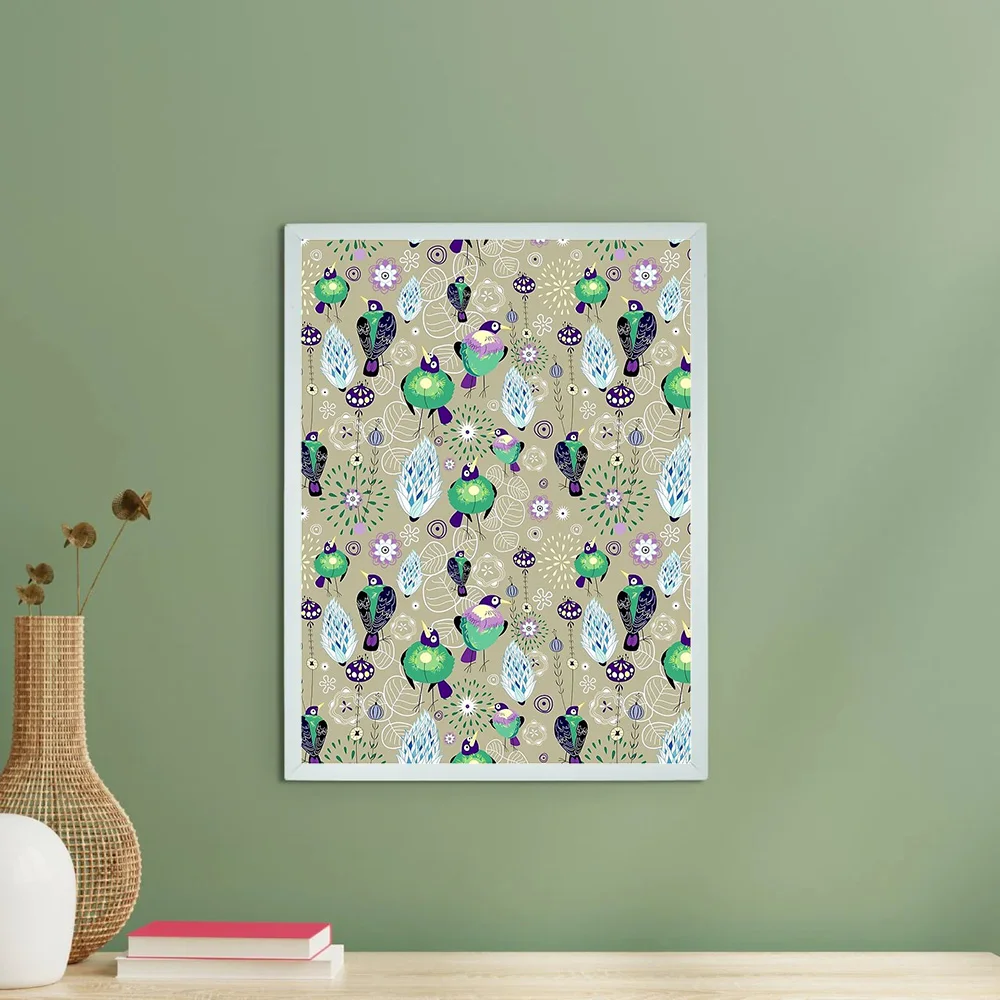 غير المؤطرة جدار الفن قماش طباعة مجردة الطيور اللوحة ديكور المنزل الفن الحديث غرفة المعيشة ديكور غرفة نوم الفن قماش ملون فريد من نوعه #6