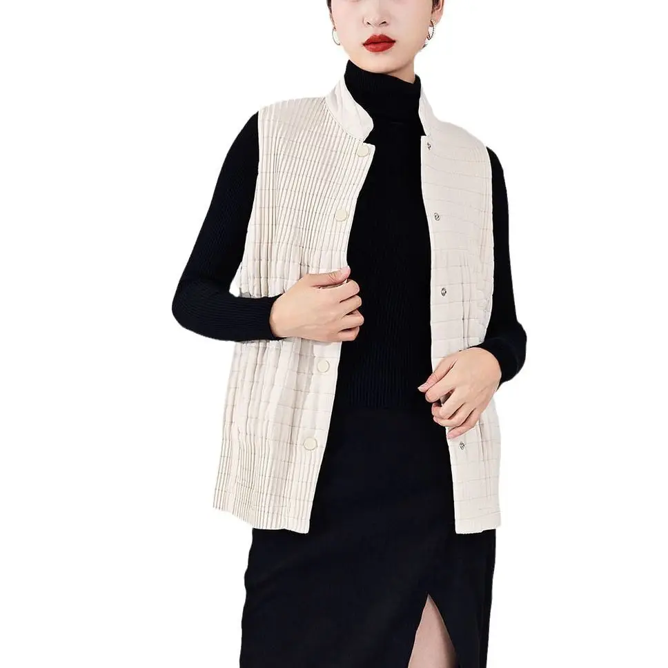 Winter coat women's vest vest versatile design cotton-padded clothes women's high-end women's thick cotton clothes