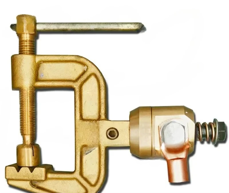 Type C High-Power 360-Degree Rotating Grounding Clamp Pressure Vessel Welding Grounding Clamp