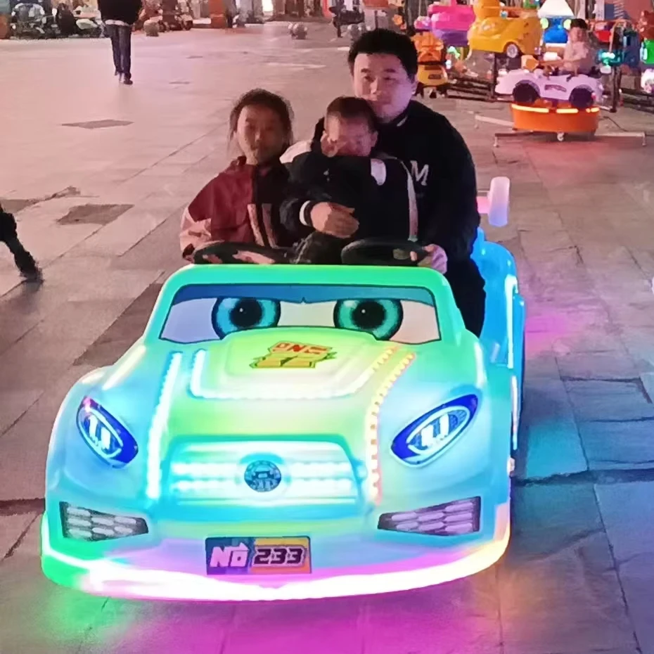 

Best sale Kiddies ride on RC Games Luminous big Wheels 500W Electric Cars for Amusement Park Adults Kids Ride on Games