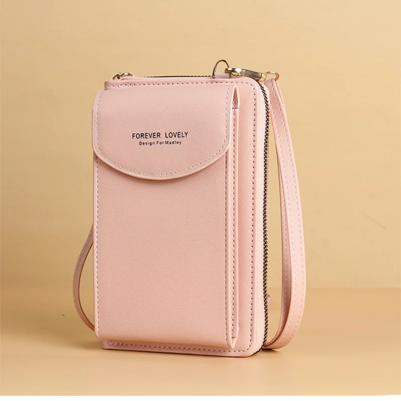 Women's mobile phone bag vertical wallet fashion ins multi-functional shoulder crossbody small bag card slot bag mobile phone ba image 2