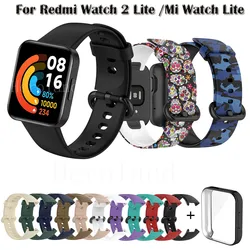 Cinturino in Silicone per cinturino per orologio Redmi 2 Lite cinturino SmartWatch per cinturino Xiaomi Mi Watch Lite con custodia protettiva