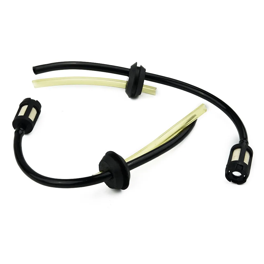 10x Kit de tubería de manguera de combustible con filtro de combustible para recortadora de 4 tiempos, desbrozadora, cortacésped, conjunto de tubería de aceite Universal