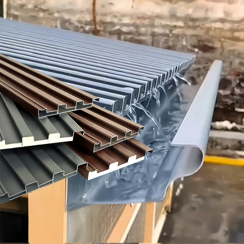 

Двухслойная крыши из алюминиевого сплава Great Wall с изоляцией, энергоэффективный кровельный материал с навесом для солнечной комнаты для обустройства дома