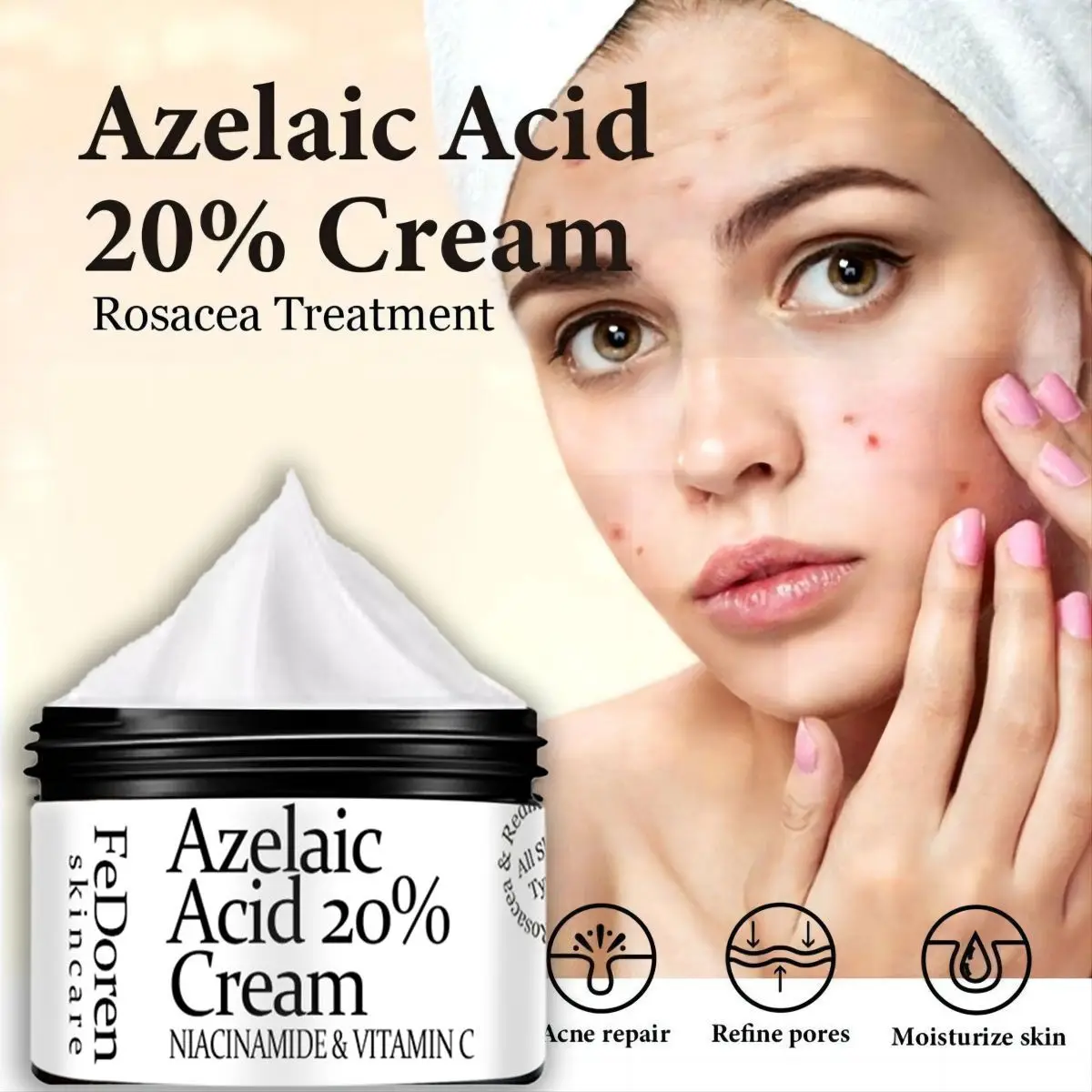 Fades Acne Cream Freckle Dark Pigment Spots Melanin Alpha Arbutin Face Cream Skin Care