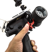 One-Handed Control Transmitter Steering Wheel Trigger Thumb Lever For Flysky Noble NB4 NB4+ Controller Upgrade