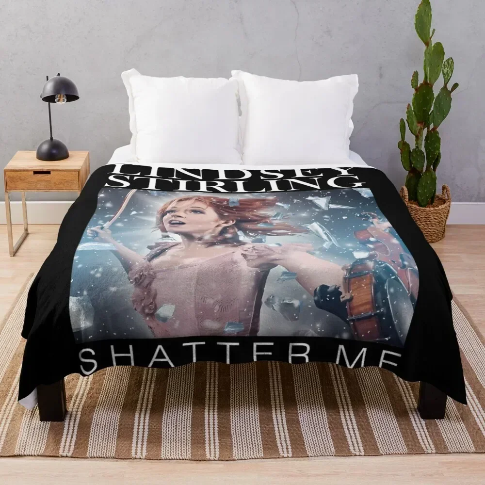 

LINDSEY STIRLING Throw Blanket for sofa Thins Soft Plaid Furry Blankets