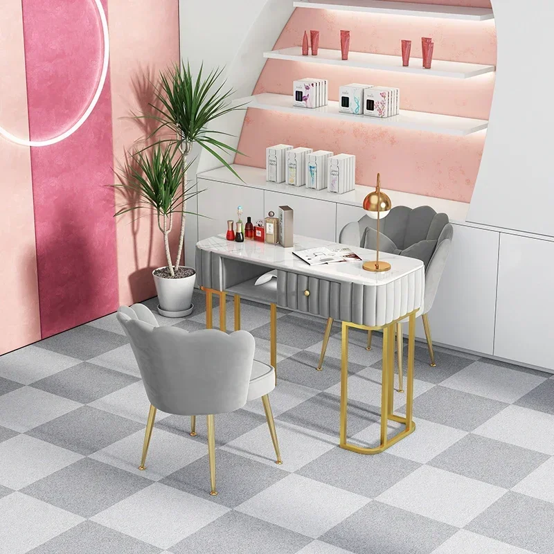 

Manicure Supply Furniture Beauty Mesa Nails Designer Salon Reception Desk Nail Rest Portable Table Mesa Professional Aesthetic