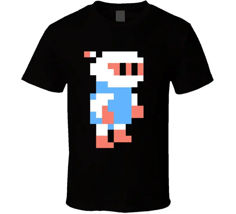 Bomberman Nes 8 Bit Retro Video Game T Shirt