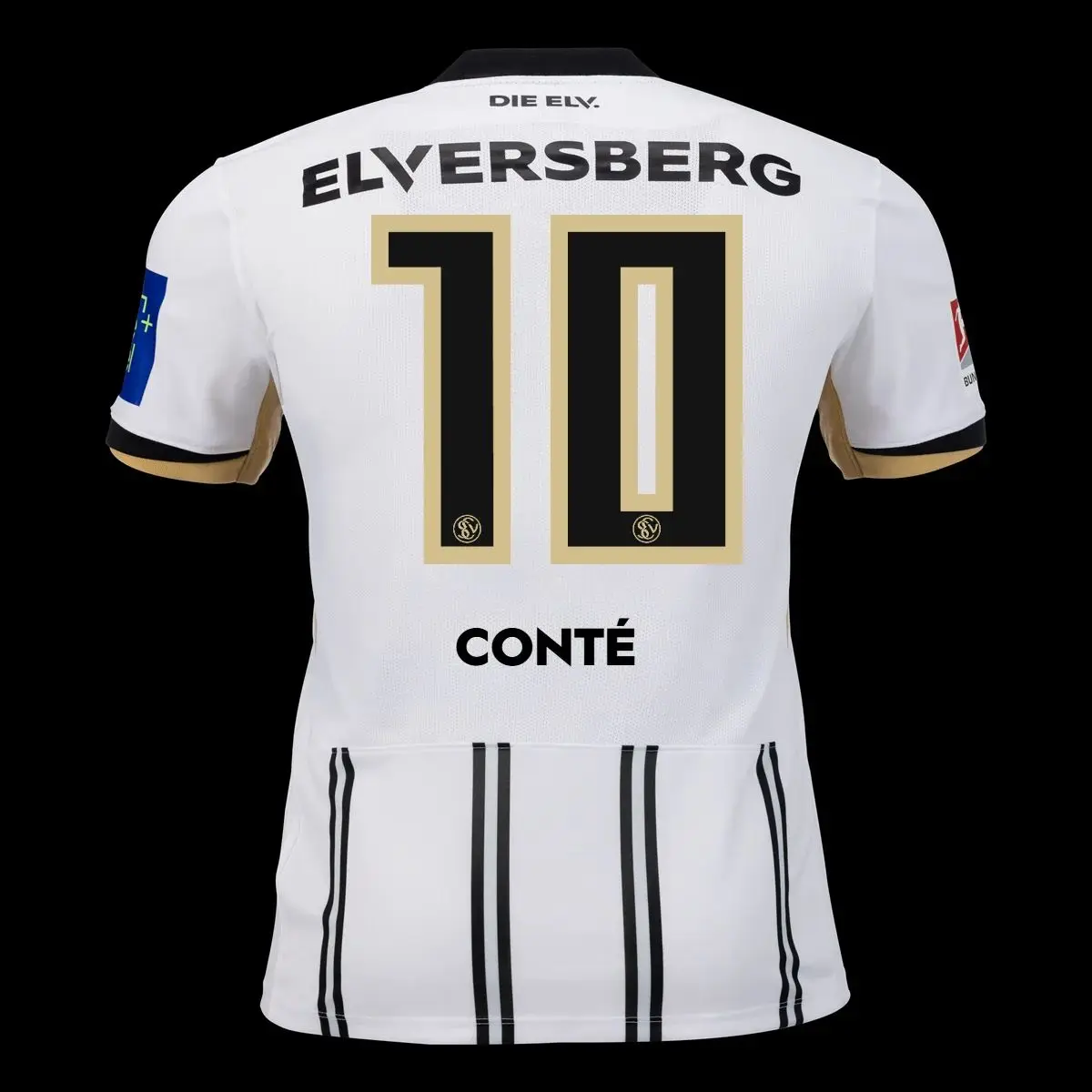 25/26 نمط جديد SV Elversberg المنزل جيرسي الرجال عادية فضفاض التجفيف السريع تنفس تي شيرت رياضي تدريب كرة القدم للجنسين #2