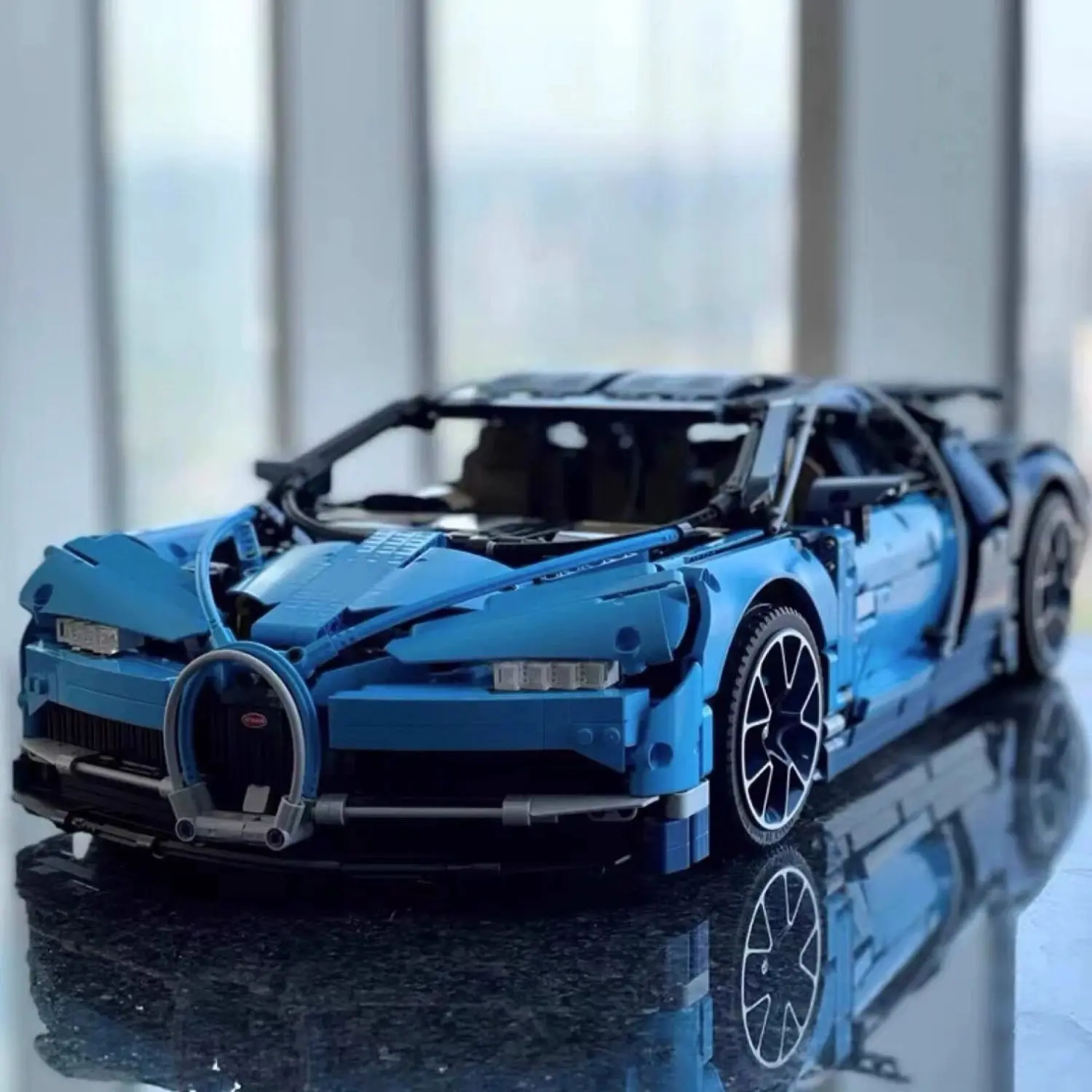 1:8 City Weilong Compete in Speed Racing Building Block RC Famous Supercar Drift Racing Brick Children DIY Toys Festival Gifts