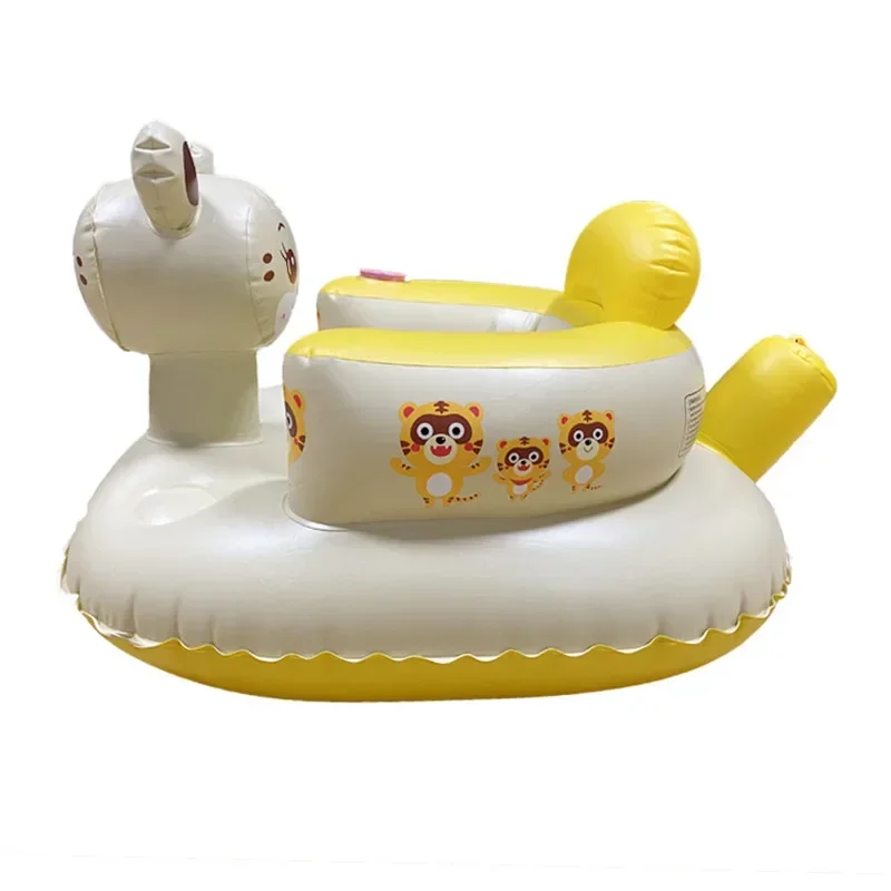 Thickened Baby Inflatable Sofa Obedient Tiger Cushion High Quality Comfort Baby Learning Seat Dining Chair Portable Stool Toy