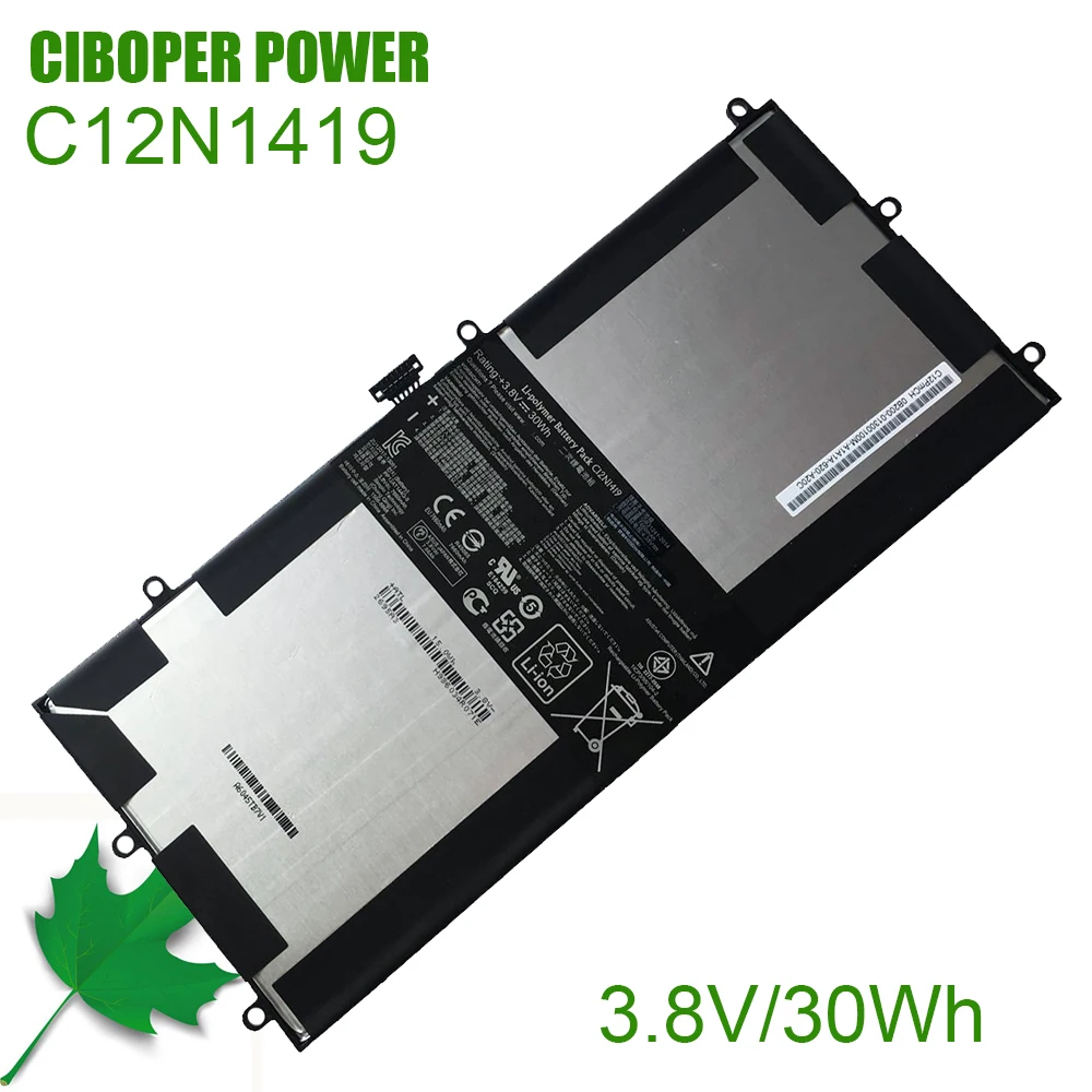 

CP Genuine Laptop Battery C12N1419 3.8V/30Wh For Transformer Book T100 CHI Series Tablet Replacement Battery