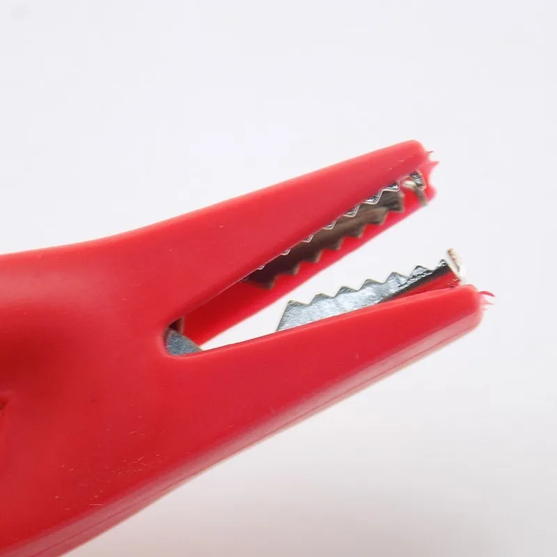 4mm Banana Plug Connector 10mm Alligator Clip Probe Test Electric Black Red Color Cable Alligator Socket Insulated Crodile Clips