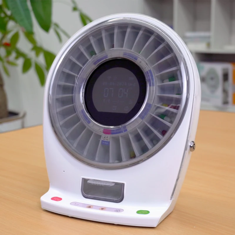 2025 New ZOOMCARE M 256 A Convenient Vertical Design Smart Automatic Dispenser With 9 Alarm LCD Display Key
