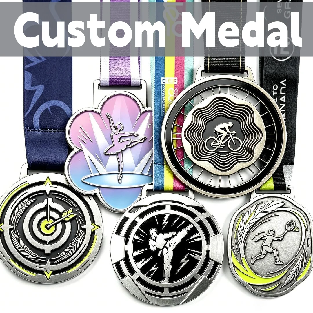 Custom Medal Manufacturer Custom Engraved Medals Sports Dance Cycling Taekwondo Competition Metal