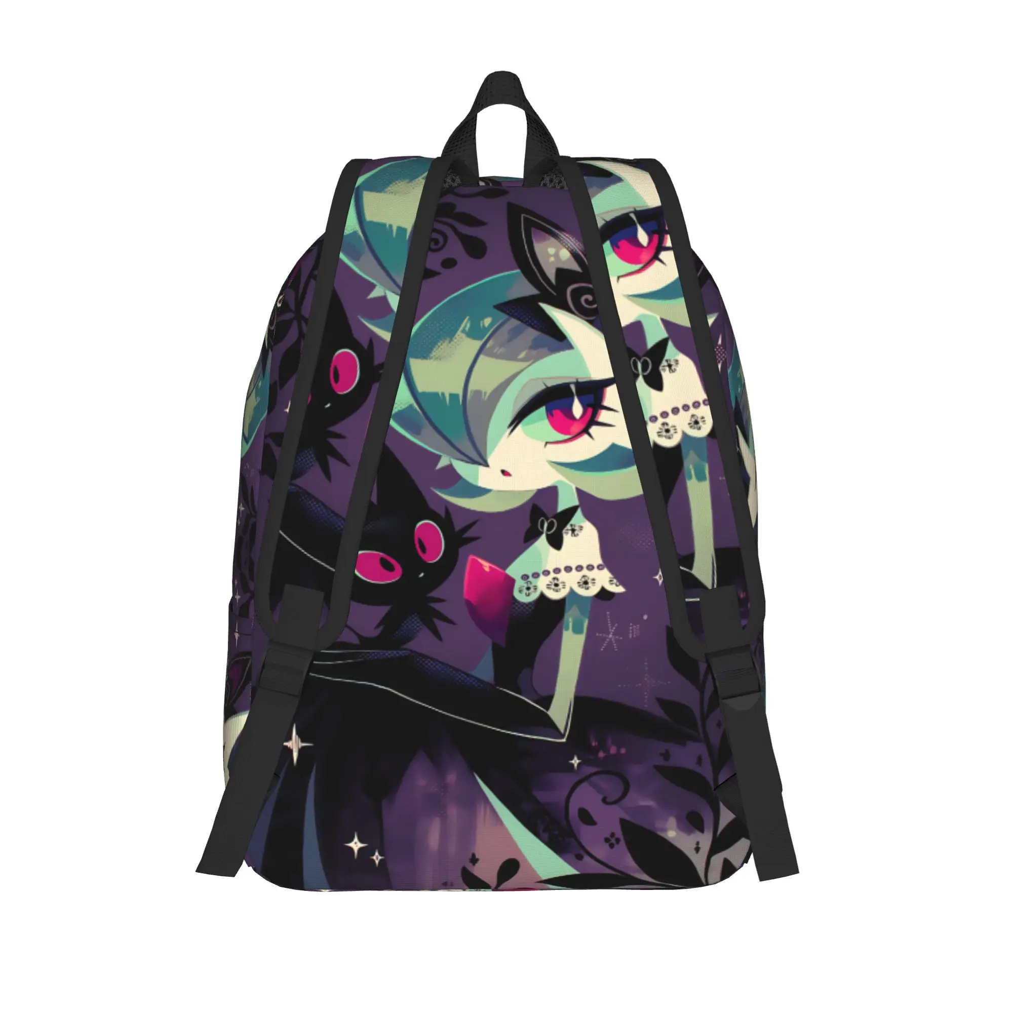Fashion Pokemon Gardevoir Theme Backpack  Mochilas Good Quality Campus Zipper Closure Rucksack