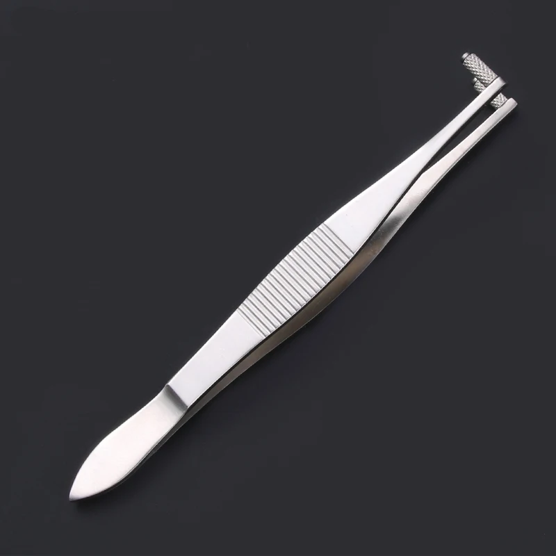 Ophthalmic microscope roller tweezers double-wheel massage forceps corneal epithelial roller tweezers surgical tools