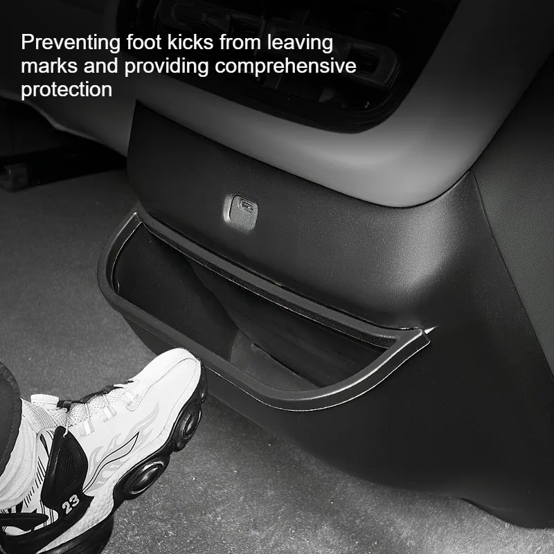 

Rear Anti-Kick Plate Car Armrest Box For Xpeng P7+ 2024-2026 Rear Trash Can Storage Bag Organizer Auto Car Interior Accessories