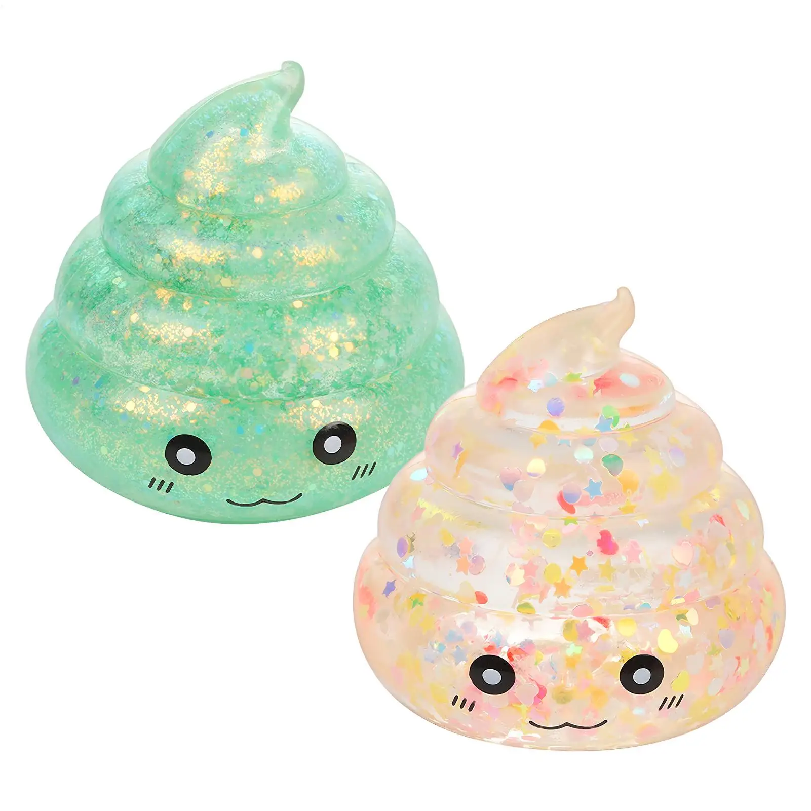 

Мягкая игрушка-антистресс в виде какашки с медленным восстановлением формы, блестящая, для снятия стресса и расслабления, подарок для взрослых и детей