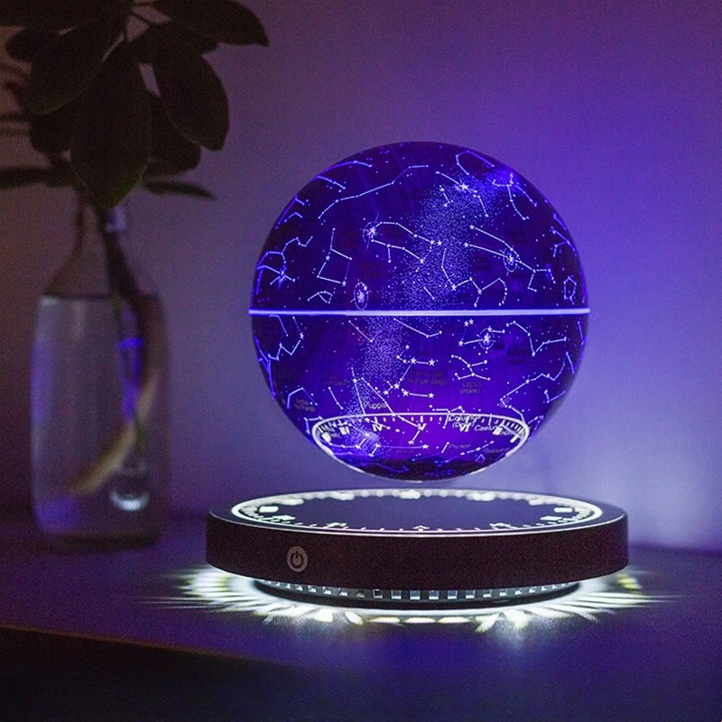 NEW Starry Sky Atmosphere Small Night Light Decoration Ornament Office Desktop Maglev Starlight Ball Special Birthday Gift