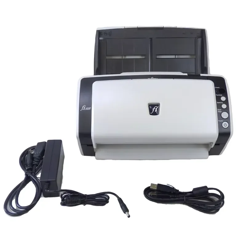 Fi-6140 CCD Document Scanner with USB Interface for A4 Max Paper Size 30 S/min 3-Year Warranty in Stock