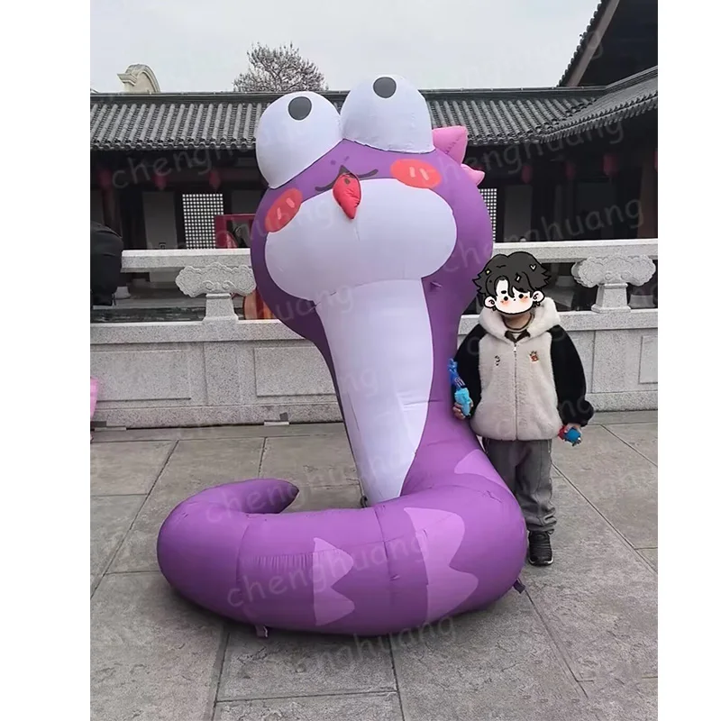 

Inflatable snakes and suanni, animal-based air models with blowers, outdoor square and shopping mall event decoration props