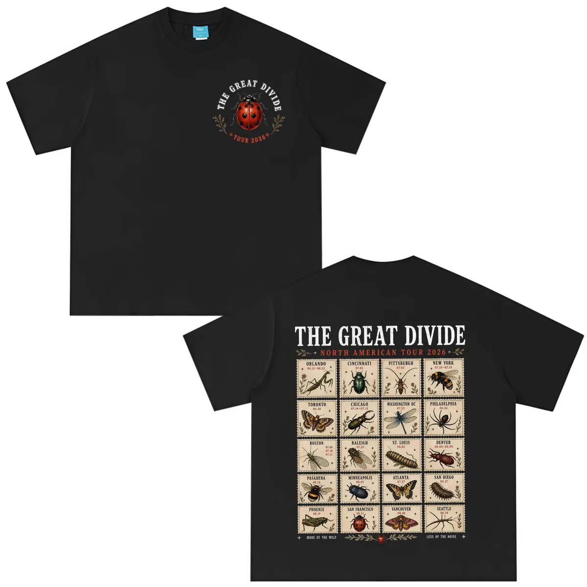 Noah Kahan The Great Divide Tour 2026 Graphic T-Shirt Men Women Fashion T-Shirt Summer Cotton Loose Casual Vintage T-shirts