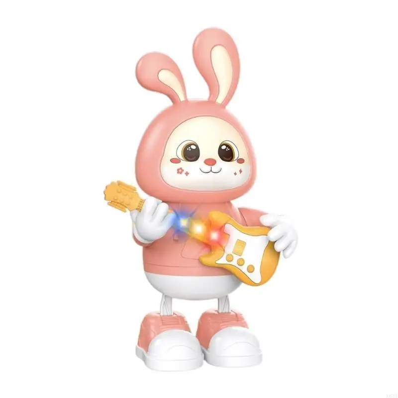 

N84E Interactive Electric Rabbit Toy with Colorful Lights Singing and Dancing Children Entertainment Toy for Activities
