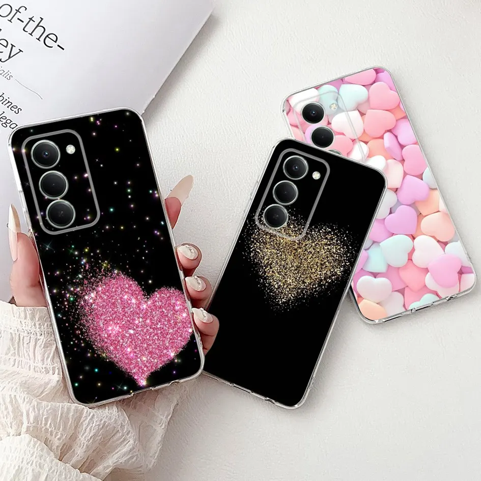 حافظة لهاتف Funda Redmi 15 5G حافظة ظهر شفافة من السيليكون الناعم على شكل زهرة لهاتف Xiaomi Redmi 15 5G 2025 حافظة Redmi Note 15R #4