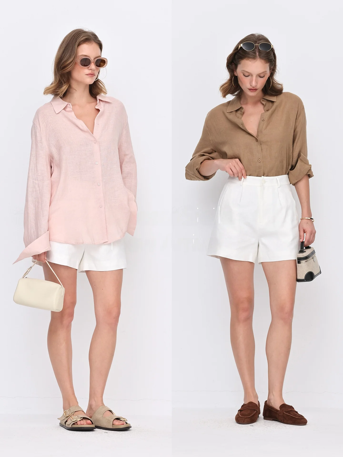 

Льняная женская рубашка Deessesicile с длинным рукавом: простой стиль, универсальность, удобство для повседневной носки, комфорт и воздухопроницаемость, повседневный топ