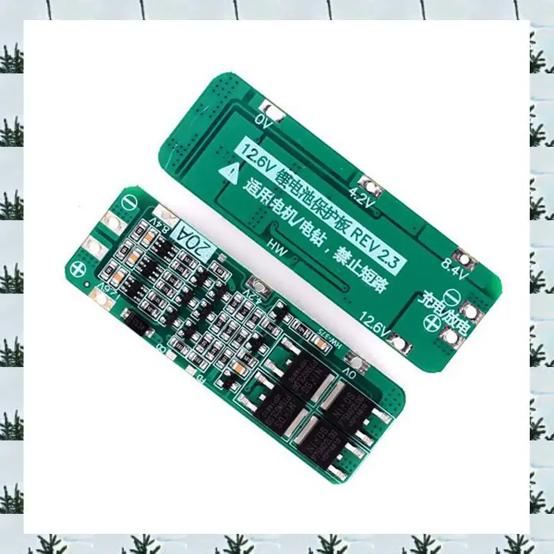 

ABLG 3S 20A Lithium Battery 18650 Charger PCB BMS Protection Board 18650 Li- Battery Charging Module 11.1V 12V 12.6V