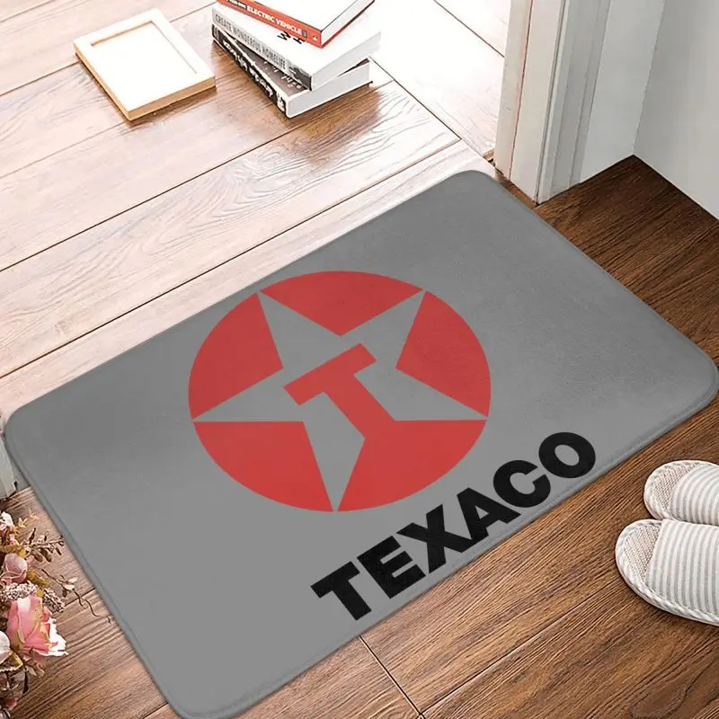 Custom Texaco Front Door Floor Entrance Mat Indoor Kitchen Bathroom Doormat Living Room Carpet Rug