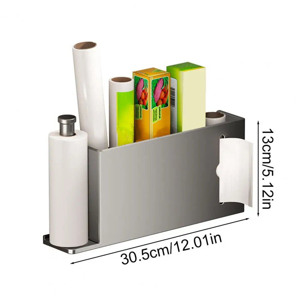 

Cabinet Door Storage Box,Wall-mounted Metal Over Cabinet Door,Easy Install,Small Items Organizer for Bathroom Refrigerator