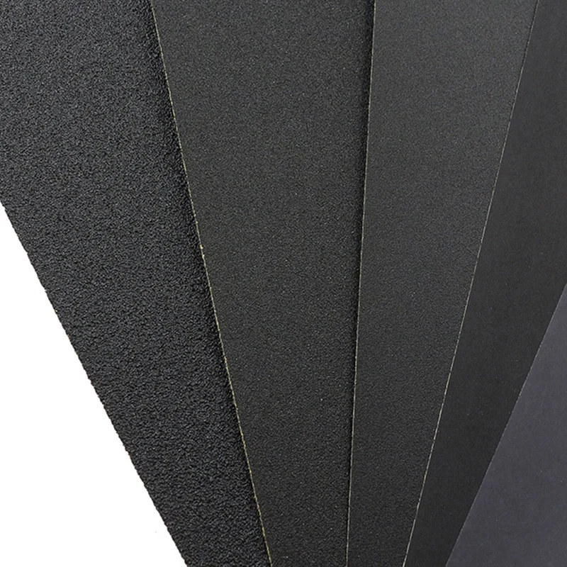 Papel de lija ABSJ-110Pcs, papel de lija de grano 60-2200, papel de lija seco/agua, herramientas abrasivas de 9x11 pulgadas (230x280mm)