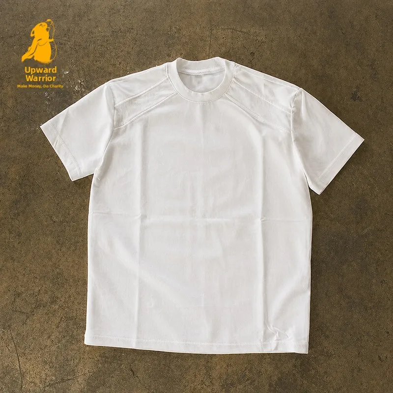 Charity Money Making American Deconstructed Short Sleeve T-Shirt Men's Loose Women's Summer Couple's Top UPUPXIA