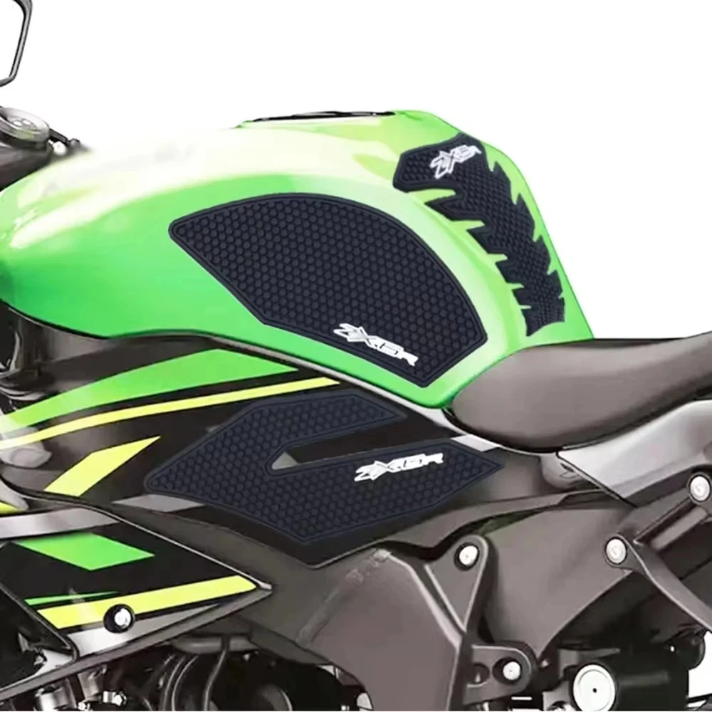 For Kawasaki Ninja ZX6R ZX 6R 2019-2023 Anti slip Fuel Tank Pad 3D Side Gas Knee Grip Traction Pads Motorcycle Sticker