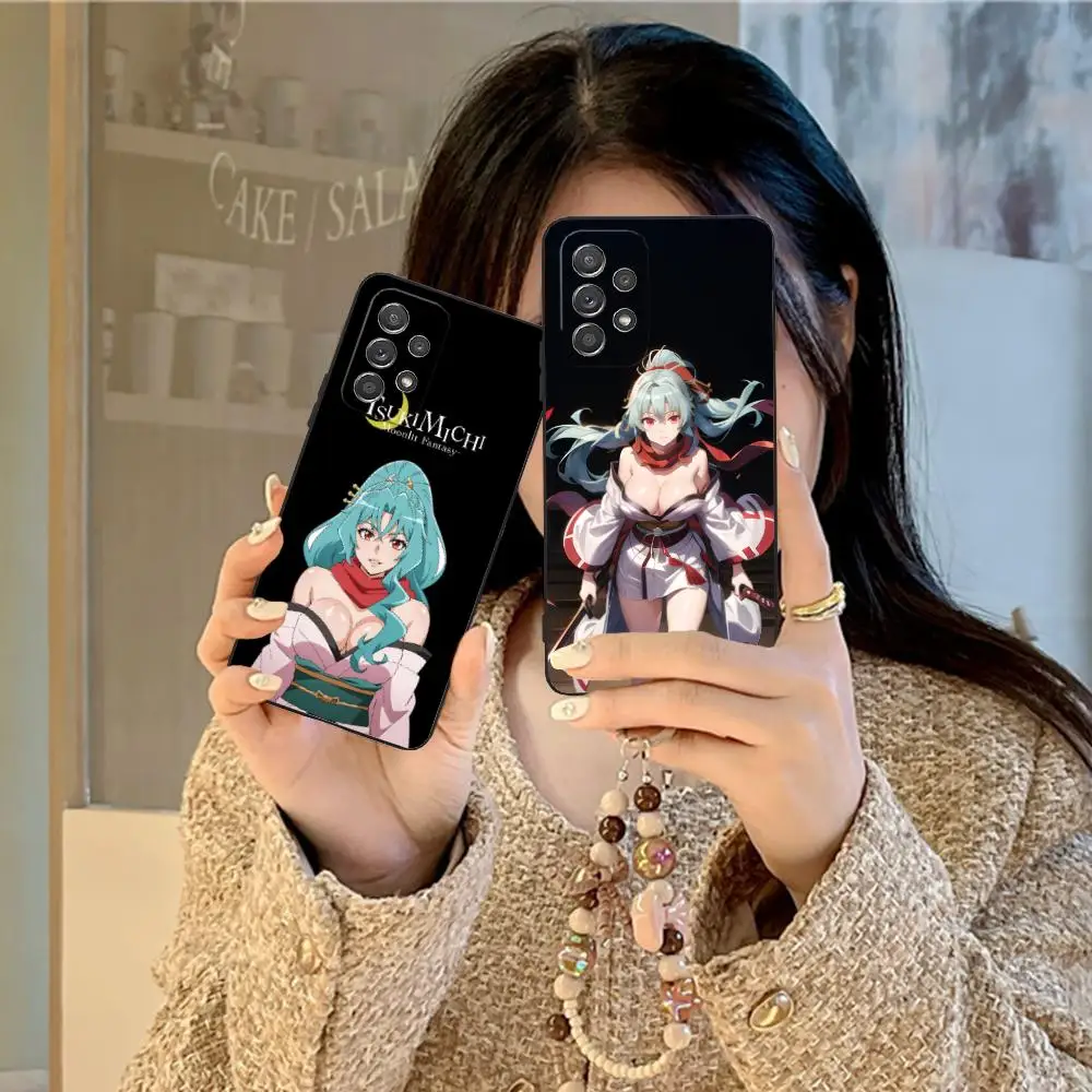 Tsukimichi Tomoe funda de teléfono móvil para Samsung Galaxy M55 54 42 35 34 33 32 23 22 15 14 13 12 F55 5G cubierta colorida bonita