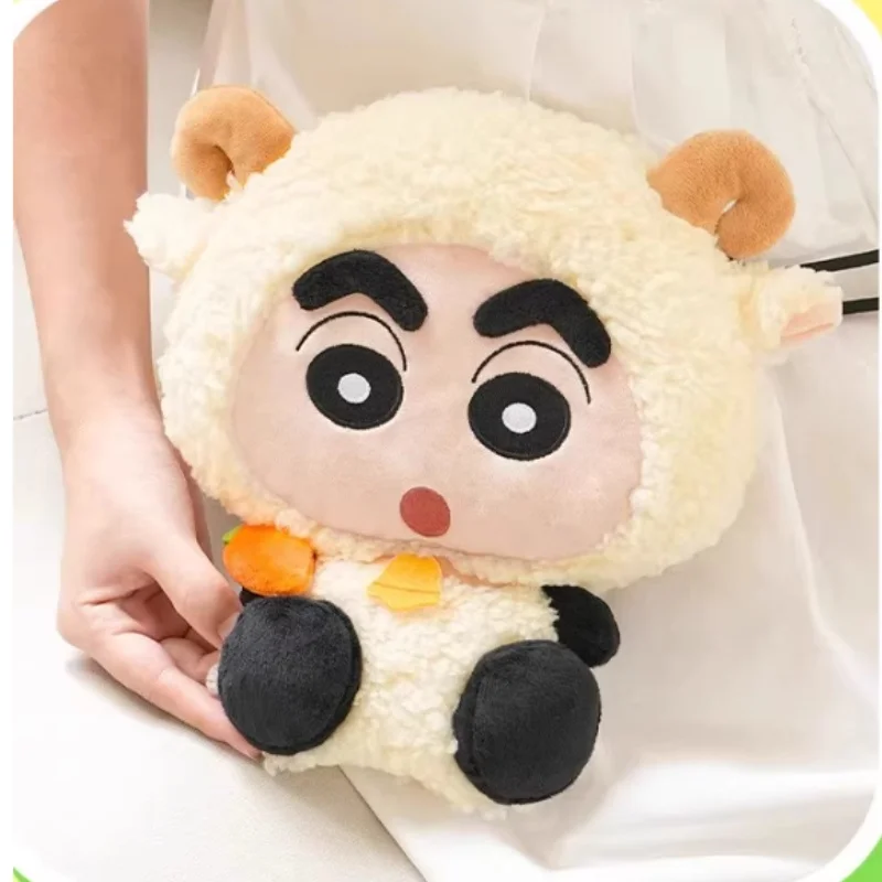 Shin-Chan Plush Shoulder Bag Blind Box Surprise Box Genuine Doll Anime Peripheral Single Shoulder Backpack Kids Toy Gifts