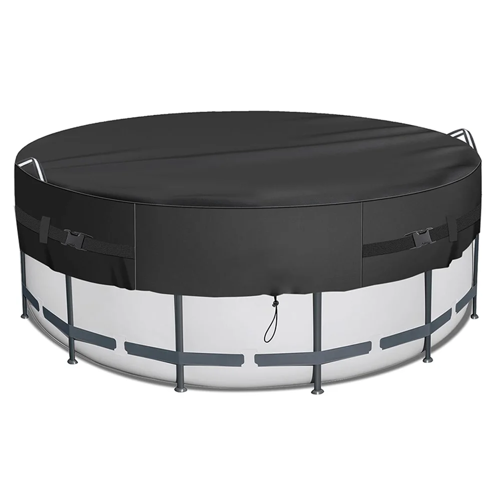 

8FT 10FT Round Pool Cover Waterproof Pool Cover For Maintenance Enclosure Keeps Out Debris Temperature Retention