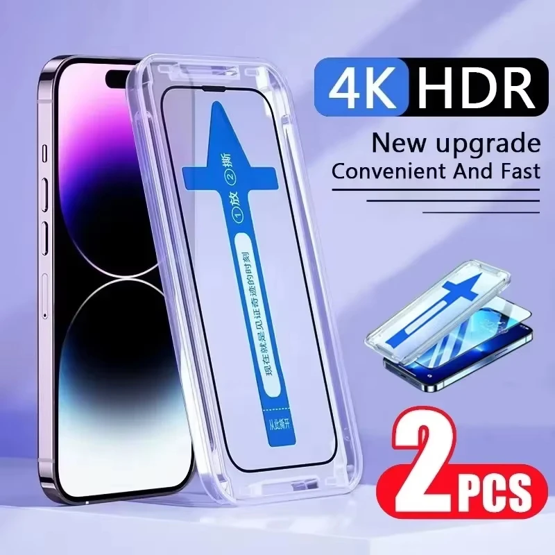 

1-2pcs Dust Free HD Screen Protector For Samsung S25 Ultra S24 S22 S23 Plus A56 5G A55 A54 A36 A35 A33 A26 A25 A16 A06 A05 Glass