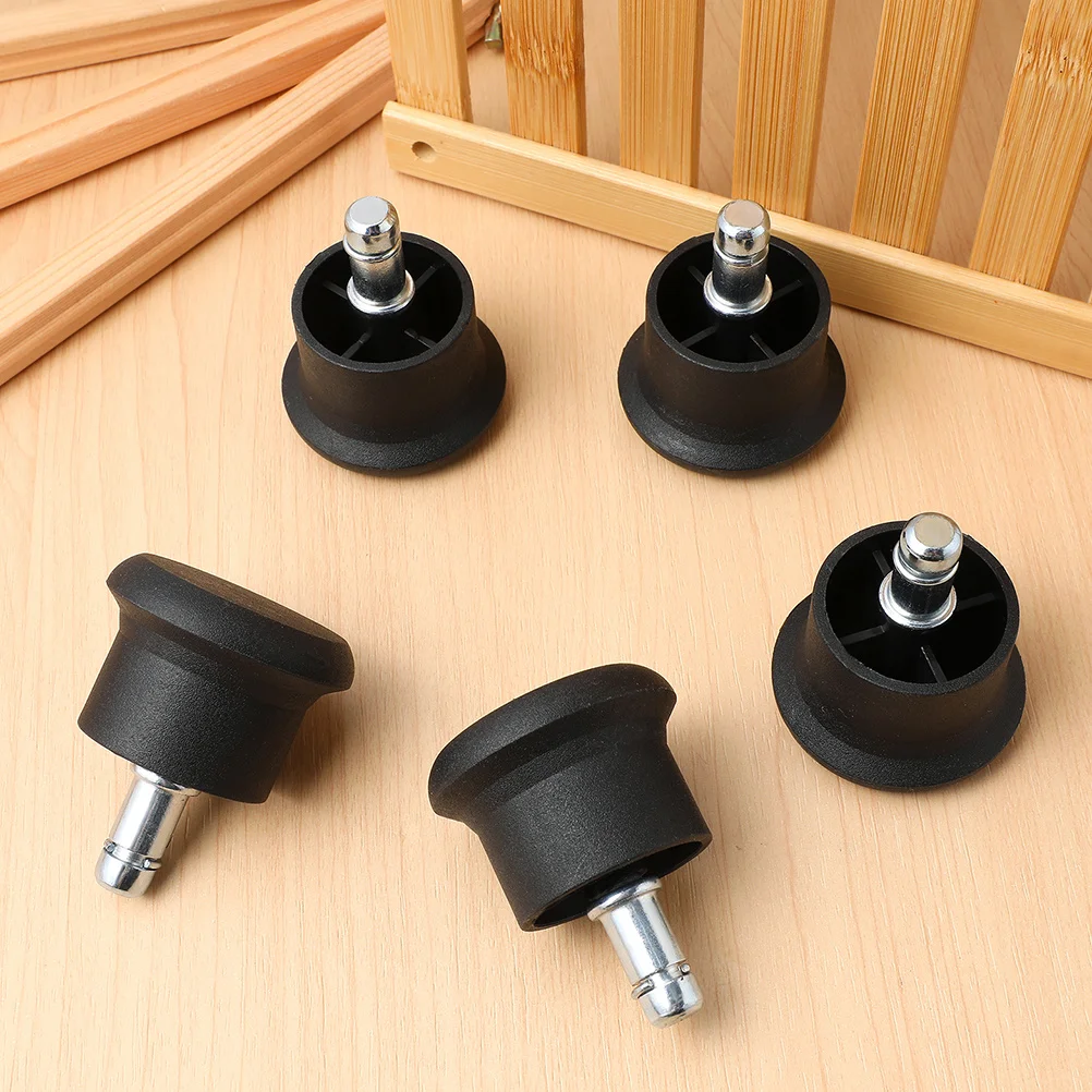 6Pcs Durable Office Chair Wheel Replacement Floor Protectors Non-Slip Furniture Feet Heavy Duty Casters for Carpet Hardwood