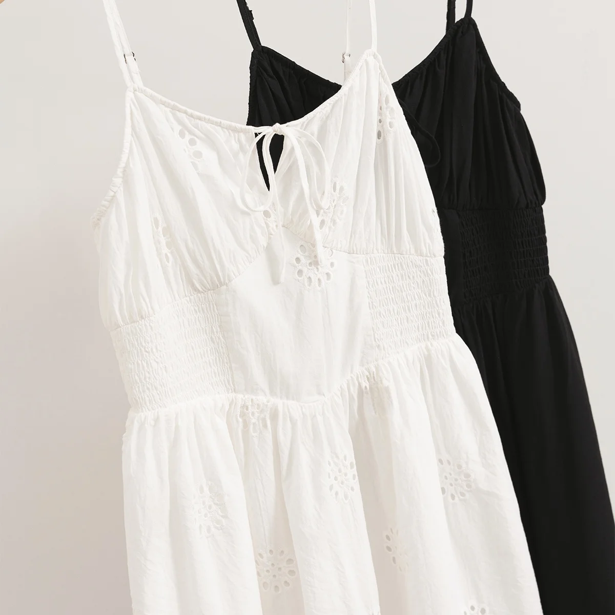 Ele High Waist Midi Dr Single Color Maxi Skirt Design Thin Strap Waist Cinching High Neline Perfect for ort Women