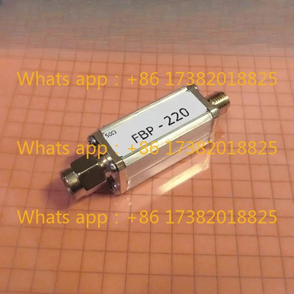 220MHz dedicated band LC bandpass filter, 1dB bandwidth 20MHz, SMA interface