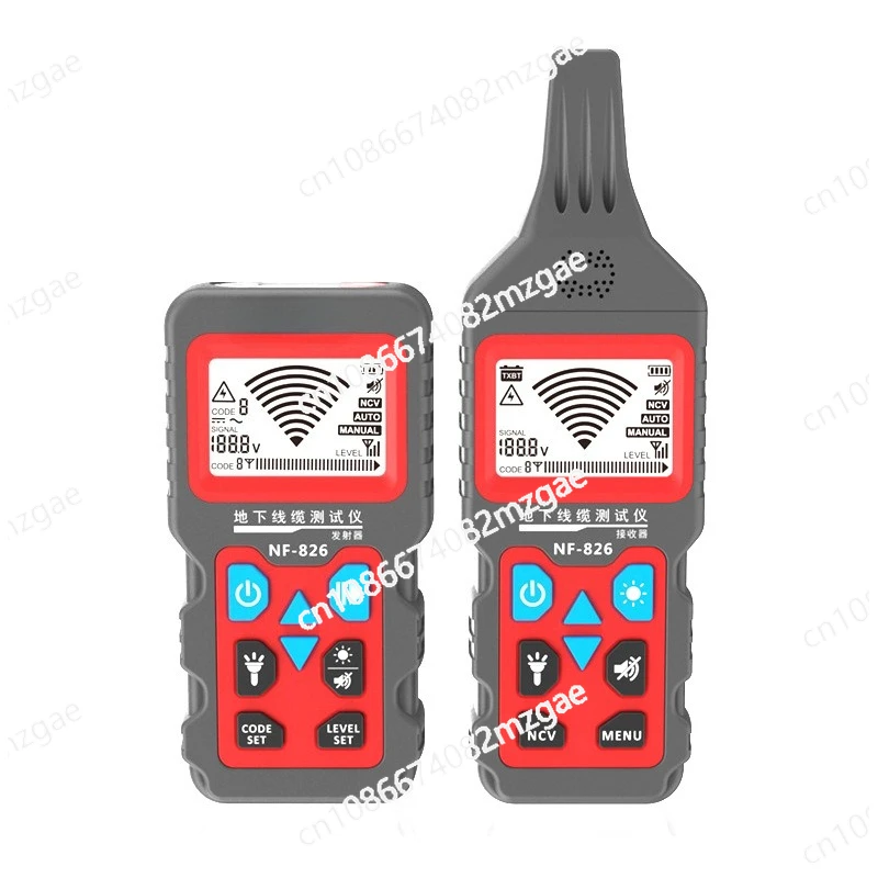 

NF-826 детектор короткого замыкания точки разрыва провода 220 В сильный ток темный провод искатель подземных неисправностей кабеля