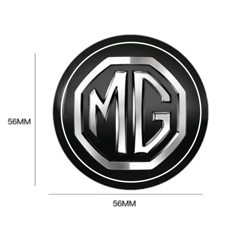 4Pcs 56mm Car Wheel Rim Hub Center Cap Logo Stickers For MG4 EV MG ZS MG5 MG7 MG HS Wheel Hub Emblem Decor Accessories view 5