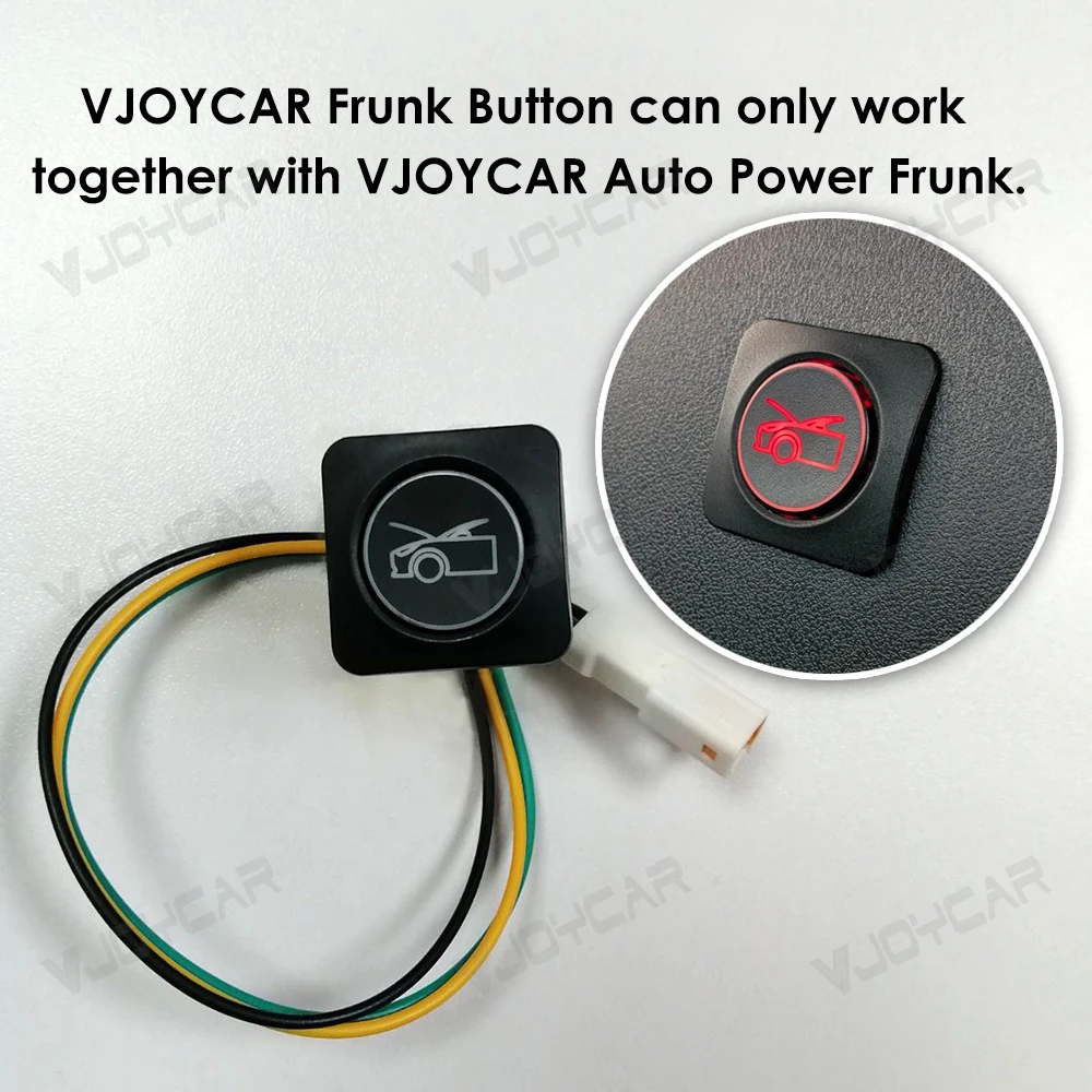 Front Trunk Emergency Key Button for New Model Y Juniper 2026 Model YL Frunk Button (Can only Work on VJOYCAR Auto Power Frunk)