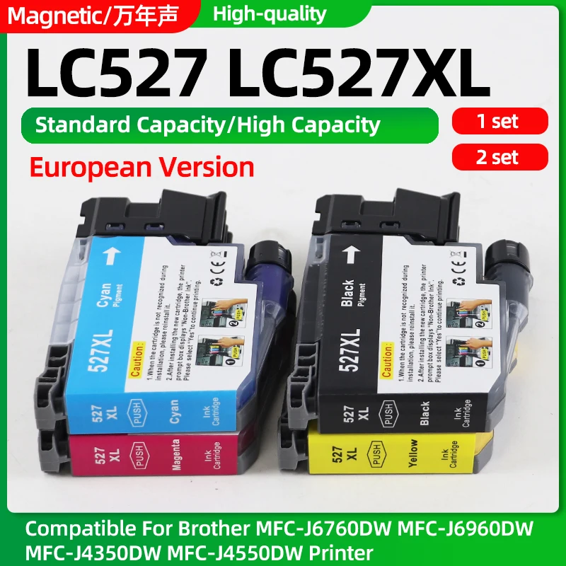 4-cartouches-d'encre-lc527-lc-527-lc527xl-lc-527xl-compatibles-avec-les-imprimantes-brother-mfc-j6760dw-mfc-j6960dw-mfc-j4350dw-mfc-j4550dw