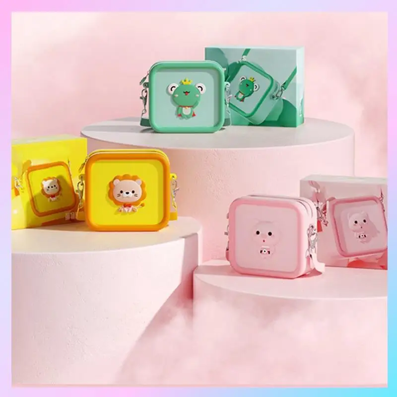 

AB25-Chidren's Camera Storage Bag Tide Satchel Cartoon Cross-Body Bag Fashion Coin Purse For Toddler Mini Camera Bag